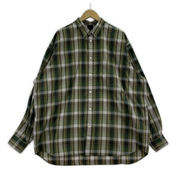 DAIWA PIER39 TECH REGULAR COLLAR SHIRT チェックシャツ XL 緑