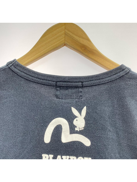 EVISU 半袖Tシャツ・カットソー × PLAYBOY 黒（44）