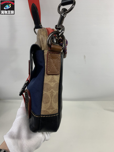 ショルダーバッグ COACH シグネチャー 切替 ショルダーバッグ 69290[値下]