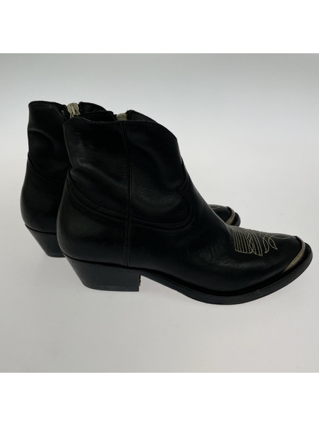 GOLDEN GOOSE ブーツ ウエスタンショートブーツ　BLK　36