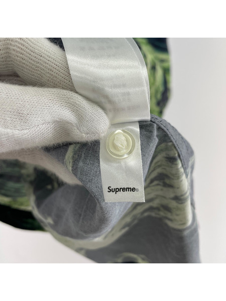 Supreme 半袖シャツ 25SS boat shirt 青 (M)