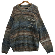 WIND AND SEA ニット・セーター BOUCLE LOGO KNIT