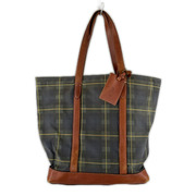 POLO RALPH LAUREN ソノ他バッグ トートバッグ タータンチェック GRN