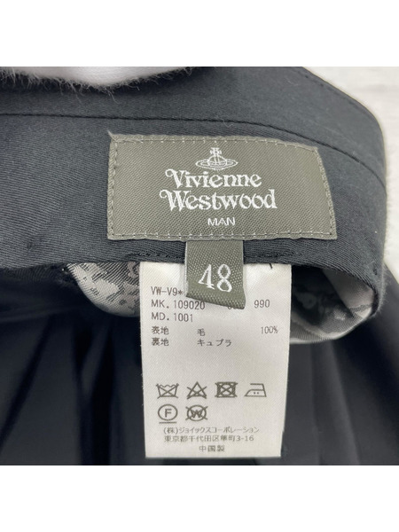 Vivienne Westwood MAN ウール セットアップスーツ 48 黒