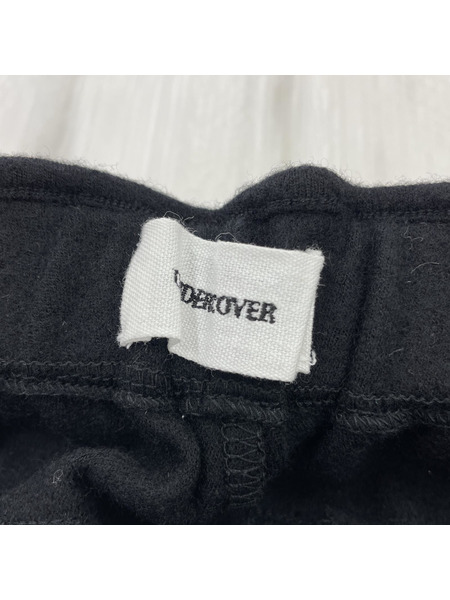 UNDERCOVER 11AW ダーツ ウールイージーパンツ 2 ブラック H1502-1