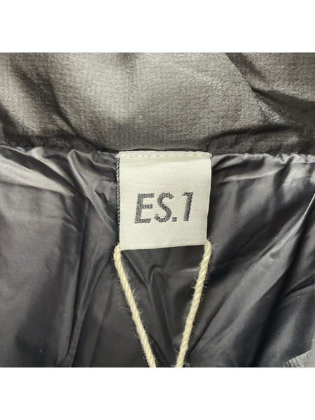 ES.1 Middle Down Jacket D008エスアイ ミドルダウンジャケット 黒 (XL) タグ