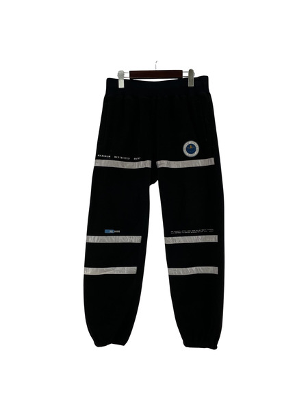 UNDERCOVER/18AW/2001年宇宙ノ旅/リフレクター/フリースパンツ/2/ブラック[値下]