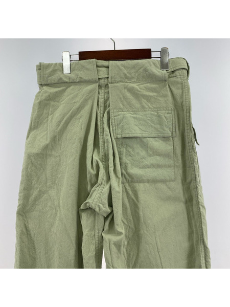 RAKINES Crepe pinhead Field pants 07S22HN106P ライトグリーン (2)