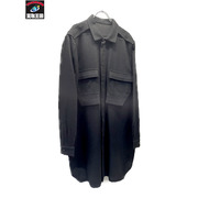 Rick Owens 22AW STROBE期 FIELD SHIRT BLACK 50 黒 RU02B2295