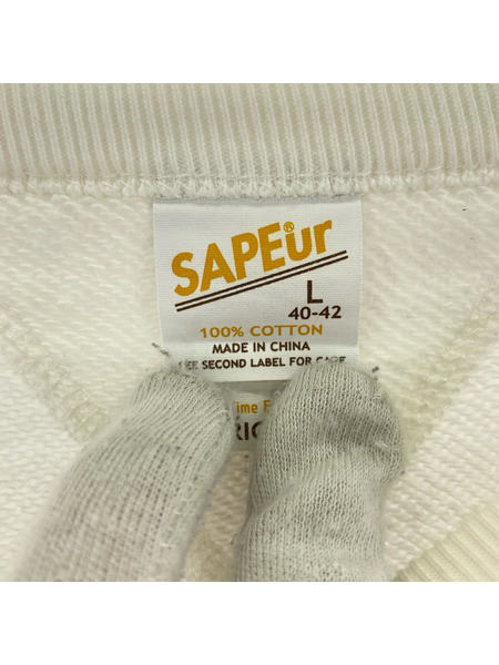 SAPeur スウェット・トレーナー USAPE L ホワイト