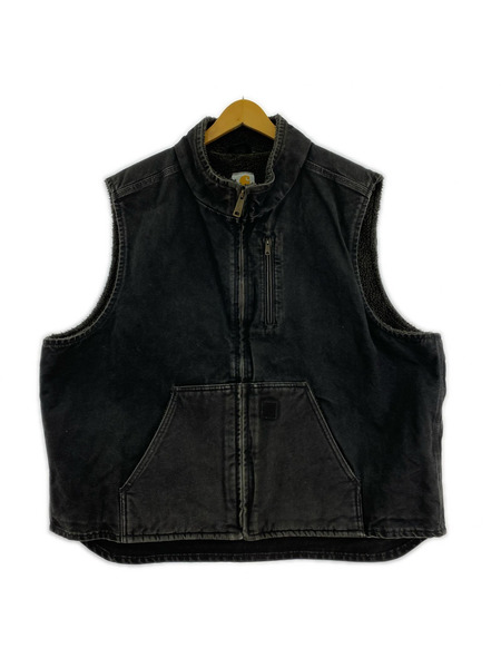 Carhartt ソノ他 メキシコ製 ダックベスト BLK 2XL