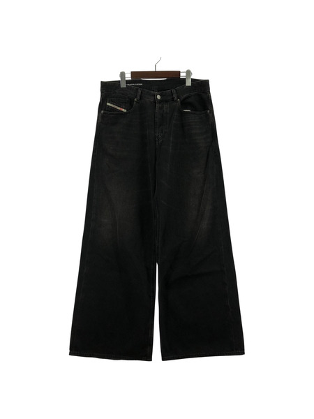 DIESEL デニム・ジーンズ relaxed jeans d-rise (W36) BLK