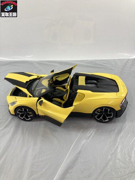 1/18スケールカー Bugatti Mistral Yellow 1/18