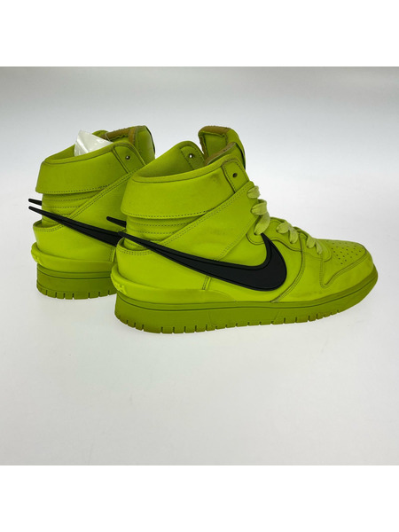 NIKE スニーカー AMBUSH×DUNK HIGH FLASH LIME 27.0cm