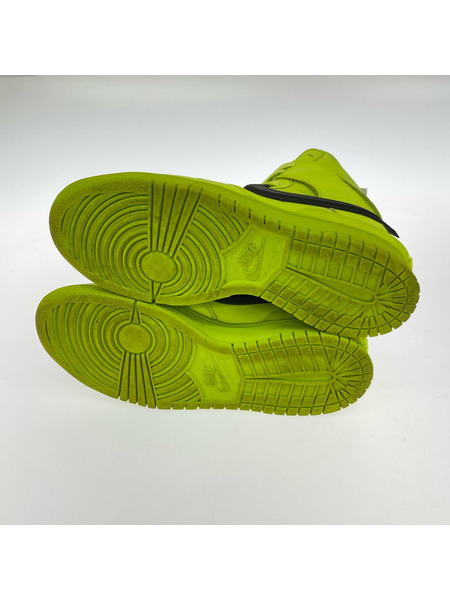 NIKE スニーカー AMBUSH×DUNK HIGH FLASH LIME 27.0cm