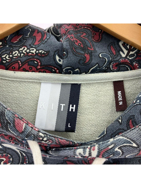 KITH パーカー PRINTED FLEECE WILLIAMS III HOODIE