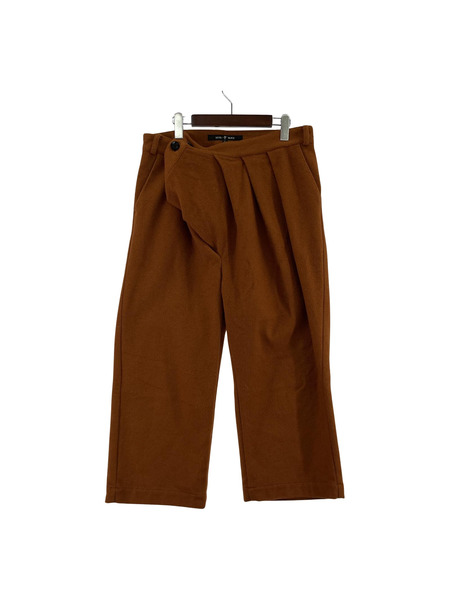 NO ID. パンツ バギートラウザーズ 茶[値下]