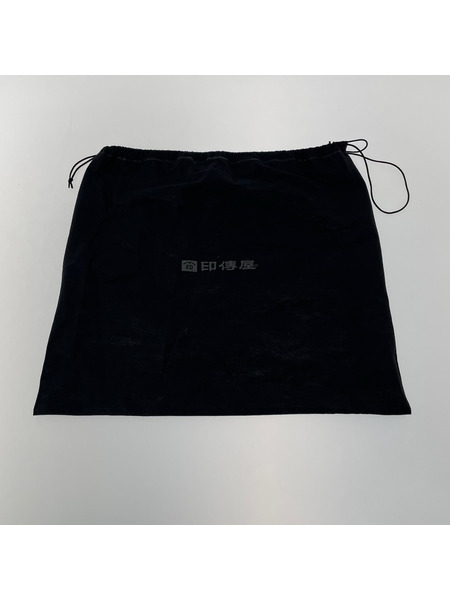 トートバッグ 印傳屋 紺地×白漆 椿 トートバッグ