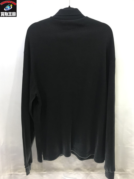 Supreme 23AW Thermal L/S Polo S BLK/黒/シュプリーム/長袖ポロシャツ Supreme 23AW Thermal L/S Polo S BLK/黒/シュプリーム/長袖ポロシャツ