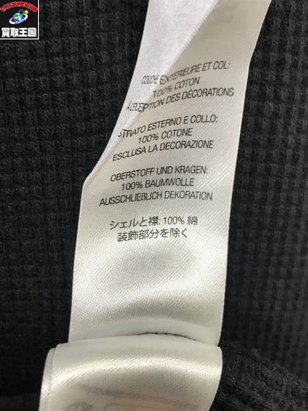 Supreme 23AW Thermal L/S Polo S BLK/黒/シュプリーム/長袖