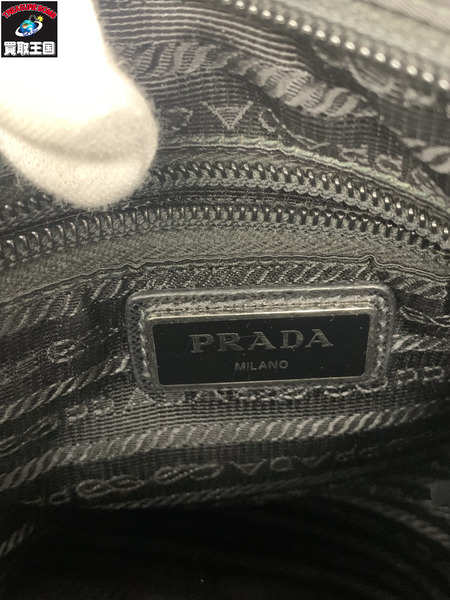 PRADA サフィアーノ TESSUTO  ショルダーバッグ 黒