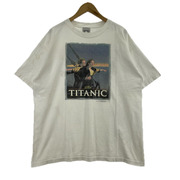 OLD・VINTAGE 半袖Tシャツ・カットソー Cameron Film TITANIC S/Sカットソー 白