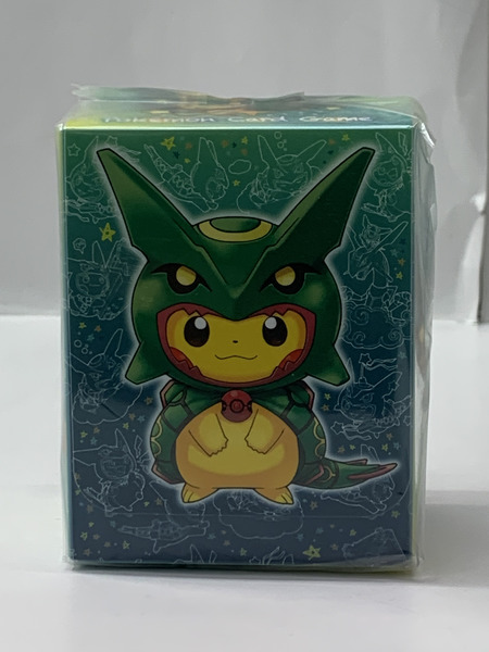 ポケカ デッキケース レックウザポンチョを着たピカチュウ 未