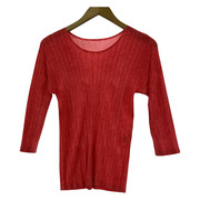 PLEATS PLEASE LSカットソー ピンク