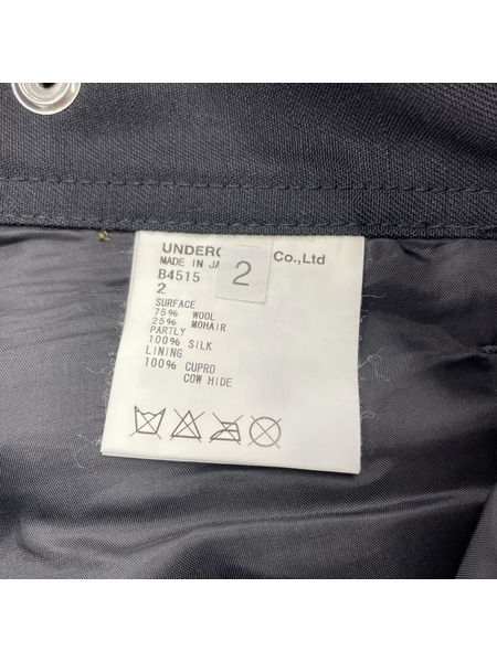UNDERCOVERISM 08AW UNREAL REAL CLOTHES期 ボンテージパンツ 2 ブラック B4515[値下]