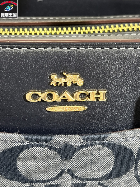 COACH CH859 シグネチャー 2way ハンドバッグ