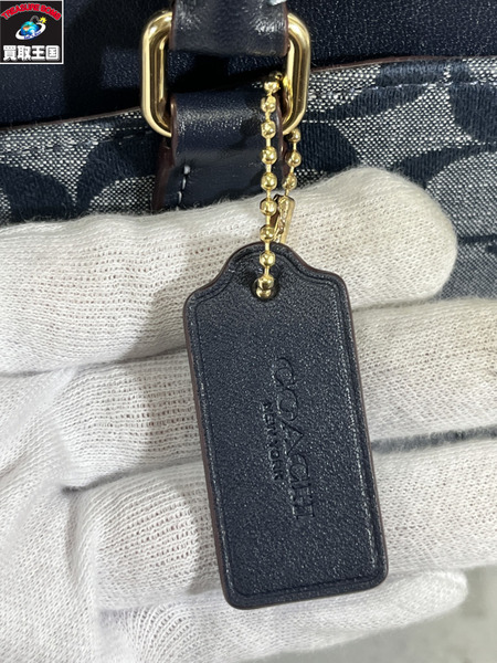 COACH CH859 シグネチャー 2way ハンドバッグ