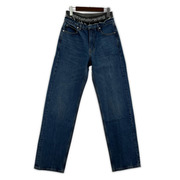 Alexander Wang PRE-STYLED レイヤードデニムパンツ 26 4DC3254752