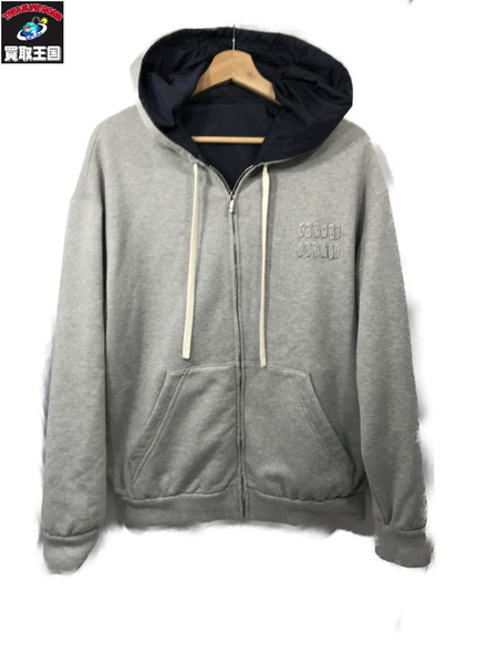 レディースラグ衣料 miumiu/リバーシブルパーカー/NYV×GRY/36[値下]