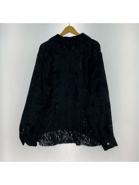 Needles 21AW C.O.B one up shirt J0135 黒 (M)[値下]