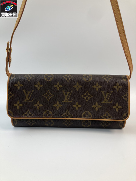 LOUIS VUITTON ルイヴィトン M51852 ポシェットツインGM モノグラム ショルダーバック 