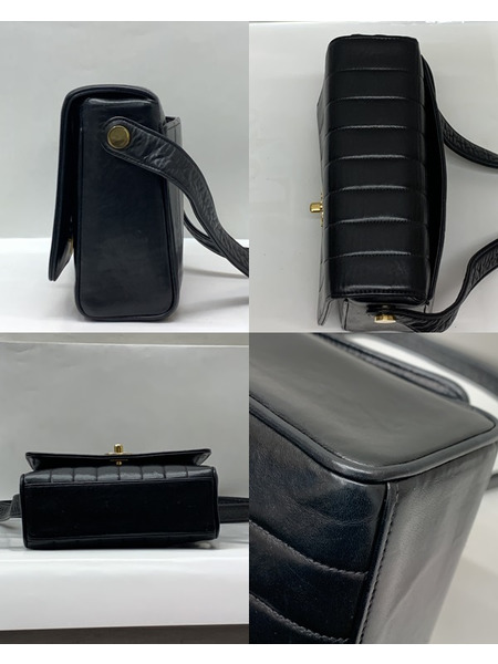 CHANEL マドモアゼル ショルダーバッグ ラムスキン BLK 本体のみ CHANEL 鞄 カメラバッグ ココマーク 