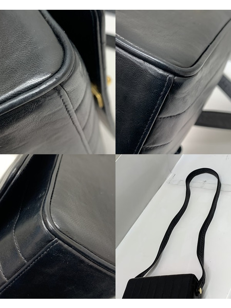 CHANEL マドモアゼル ショルダーバッグ ラムスキン BLK 本体のみ CHANEL 鞄 カメラバッグ ココマーク 