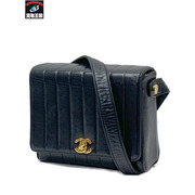 CHANEL マドモアゼル ショルダーバッグ ラムスキン BLK 本体のみ CHANEL 鞄 カメラバッグ ココマーク 