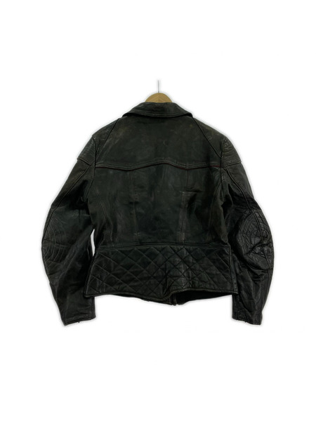 OLD・VINTAGE レザージャケット 60s頃 ビンテージ レザー ダブルライダース ブラック