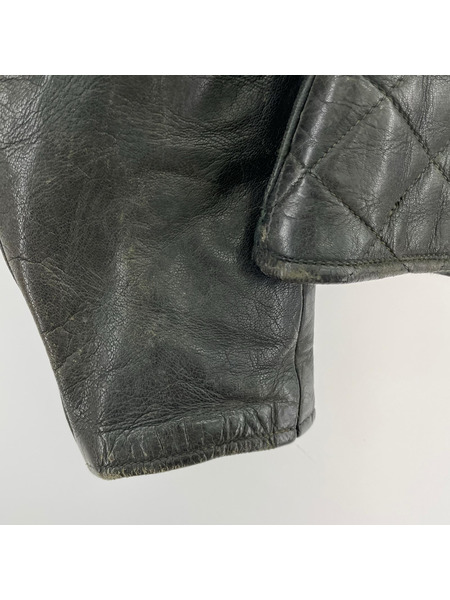 OLD・VINTAGE レザージャケット 60s頃 ビンテージ レザー ダブルライダース ブラック