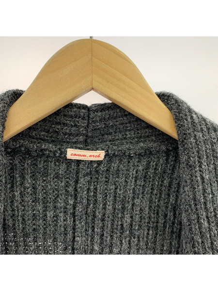 カーディガン COMM ARCH ロングカーディガン グレー 1
