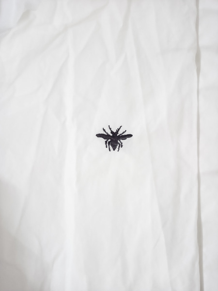 Dior/BEE/刺繍/シャツ/ホワイト/38
