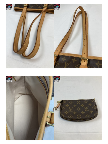 LOUIS VUITTON ルイヴィトン M42238 バケットPM ショルダーバッグ LV モノグラム 