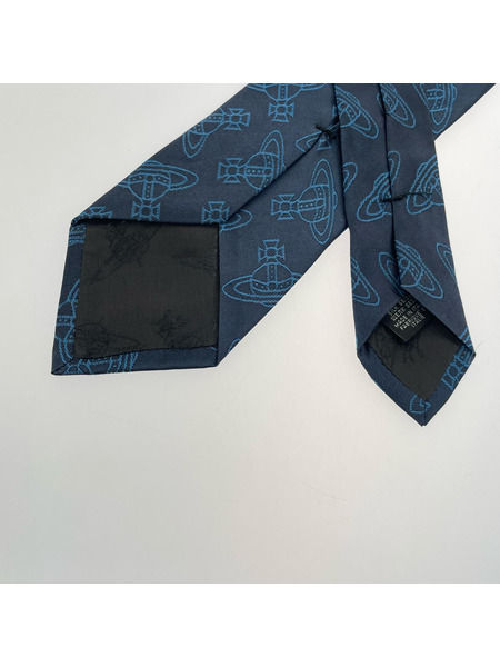Vivienne Westwood ソノ他 オーブ柄 ネクタイ 青