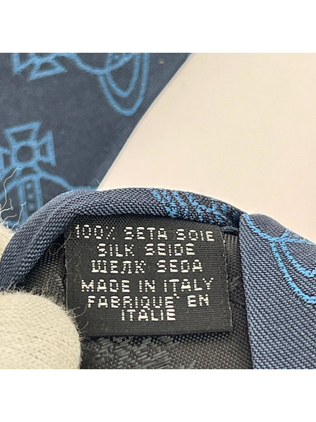 Vivienne Westwood ソノ他 オーブ柄 ネクタイ 青