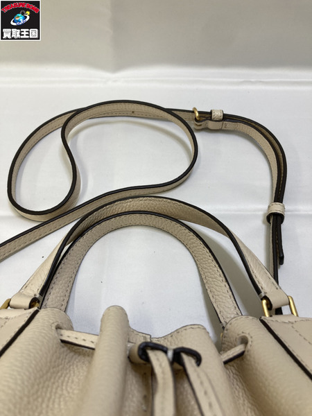 TORY BURCH トリーバーチ 90474 ミニドラゴンフライ 2WAY ショルダーバック ベージュ 10005626 07-22