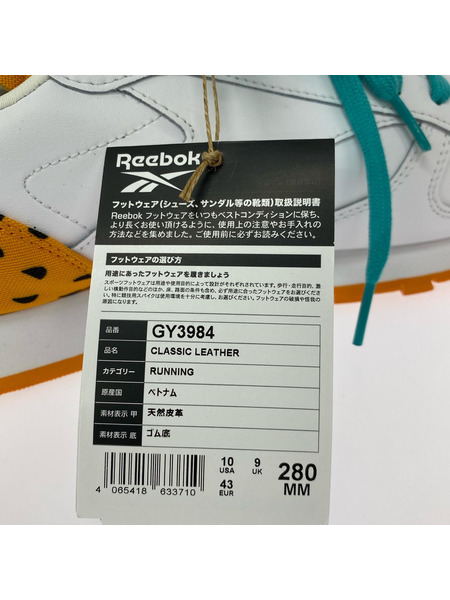 Reebok スニーカー FLINTSTONES Classic Leather Shoes 28.0