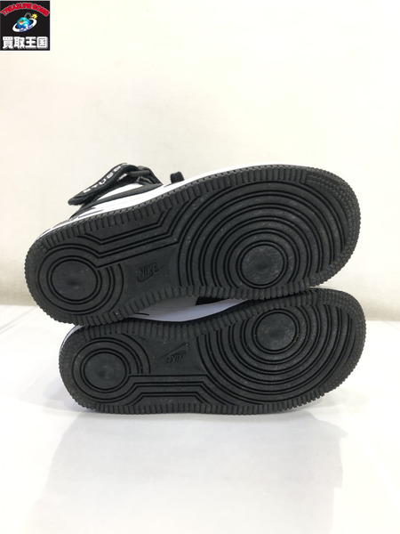 NIKE×STUSSY Air Force 1 Mid Light Bone Black 17cm　黒　DN4158-002[値下]
