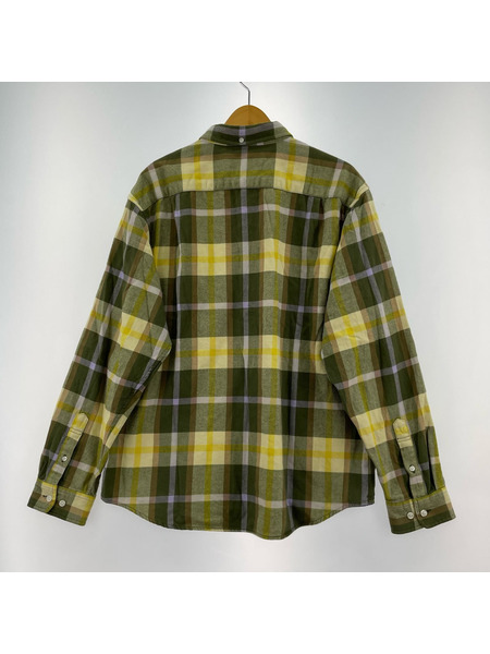 Supreme 23AW Plaid Flannel Shirt M グリーン系