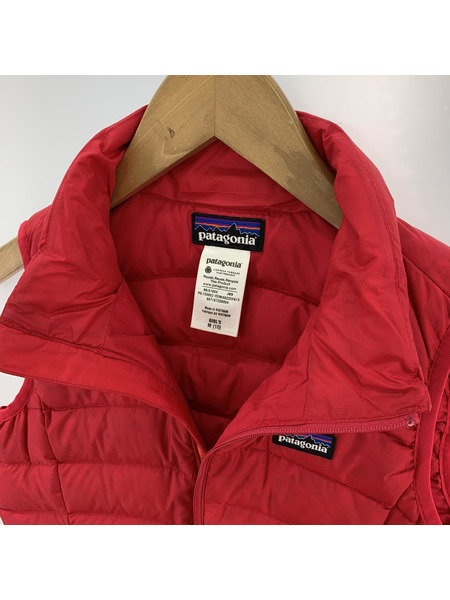 patagonia ダウンベスト/ピンク/M(10)[値下]